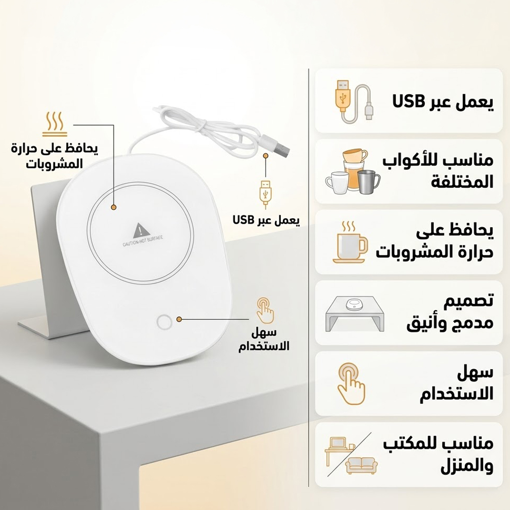كوستر للتسخين متعدد الاستخدامات - Image 5
