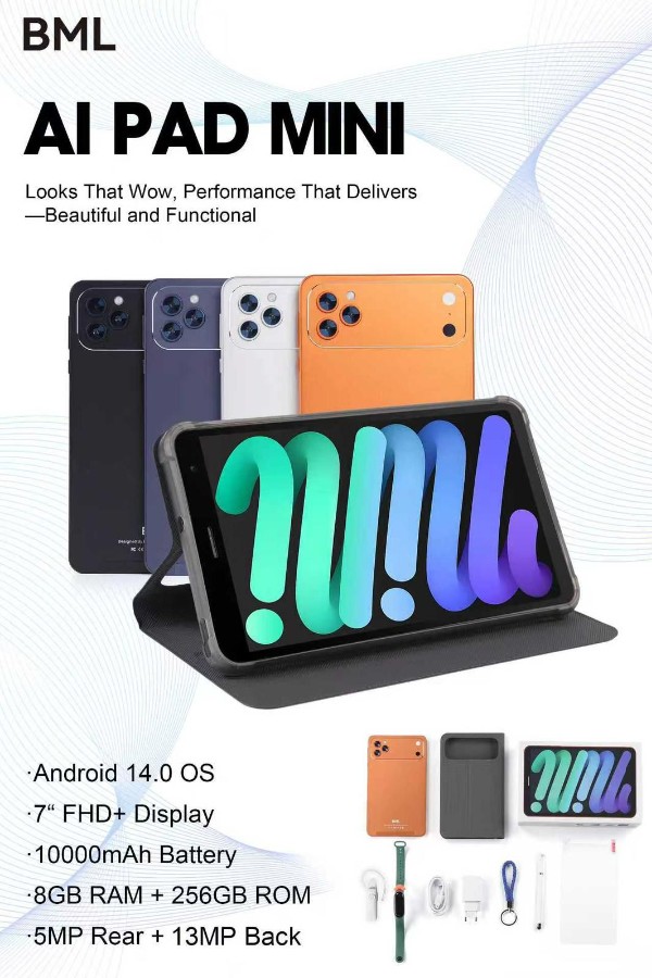 تابلت Pad 17 Pro 5G للأطفال (16GB+1TB - 10.1 بوصة) - Image 7