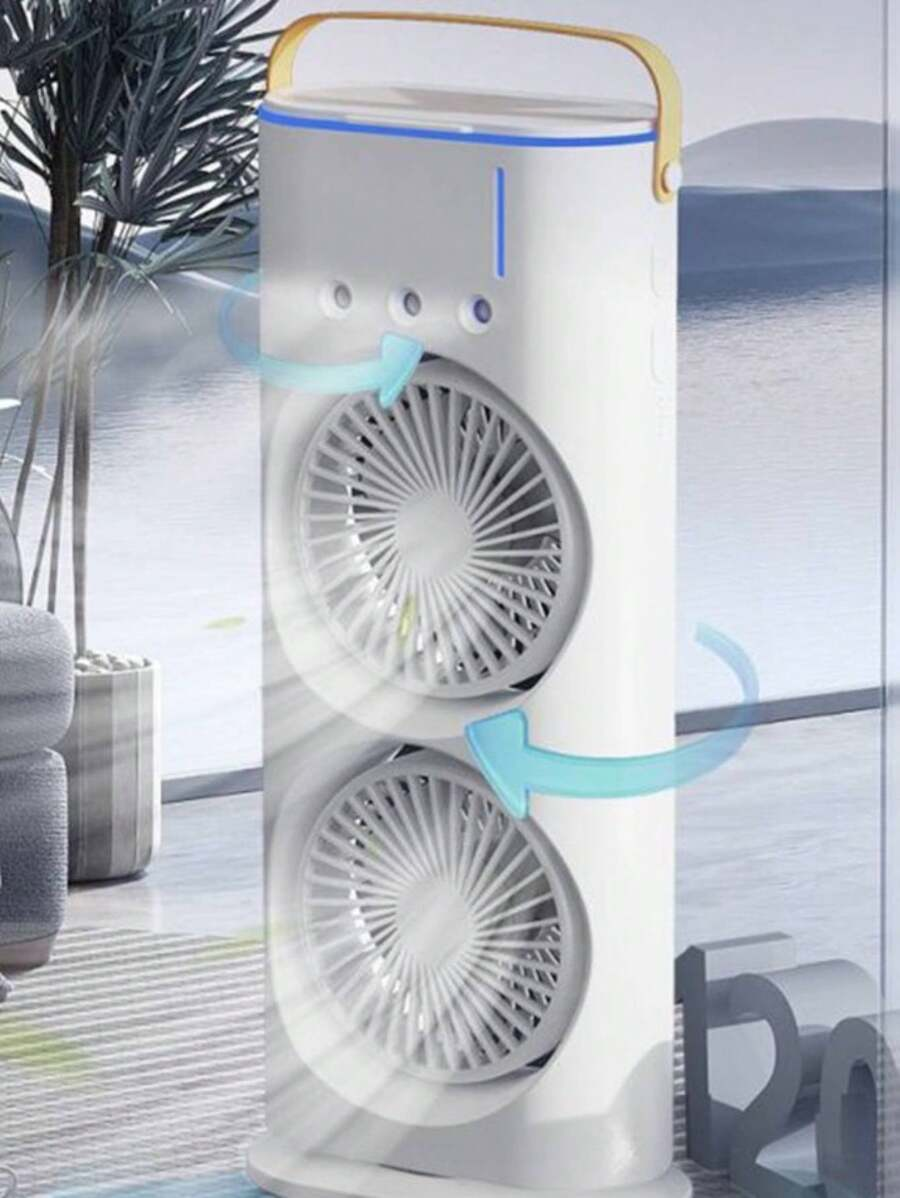 مروحة Double Fan مع فواحة عطر - Image 2