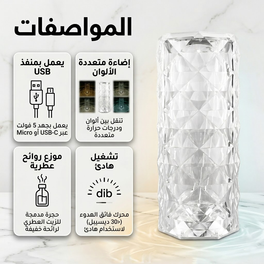 عرض قطعتين اباجوره كريستال و فواحه الترند - Image 4